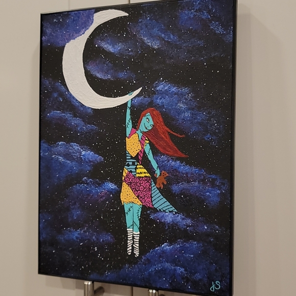 Nightmare Before Christmas Sally Acrylic Painting - Picture 2 of 6